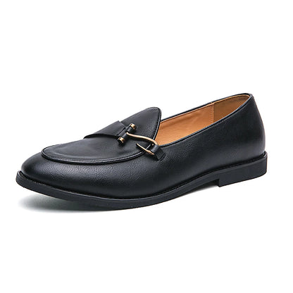 Grvty Luxe Buckle Slip-On Loafers