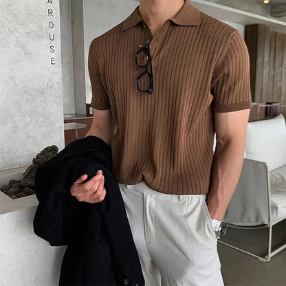 Grvty Retro Knitted Polo