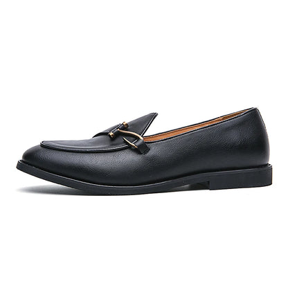 Grvty Luxe Buckle Slip-On Loafers